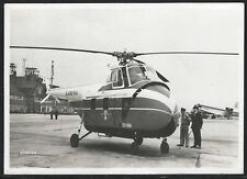 Sabena, 1953 First International Helicopter Service, Real Photo Postcard, Unused picture