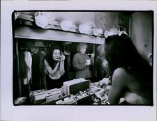LG855 1993 Original Ron Wurzer Photo RENTON CIVIC THEATER Actress Applies Makeup picture