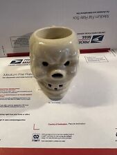 Vintage Japan Imperial Imports Tiki Skull Ceramic Bone Handled Mug picture