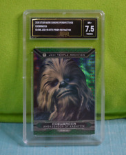 2015 Topps Star Wars CHROME Jedi v Sith Prism refractor CHEWBACCA 24-J 20/199 picture