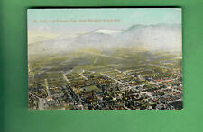c. 1915 ANTIQUE POSTCARD - MT. BALDY AND POMONA CALIFORNIA 2000 FEET ELEVATION picture