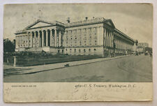 Vintage Undivided Back Postcard, US Treasury, Washington, DC, Posted 1906 picture