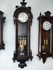 ANTIQUE LARGE 3 WIEGHT GRAND SONNERIE (BLIND MANS CLOCK) WALL CLOCK picture