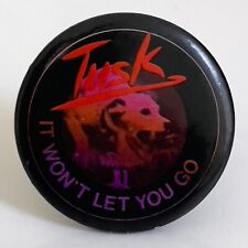 Vintage 1979 FLEETWOOD MAC promo pin TUSK button WB Records badge Stevie Nicks picture