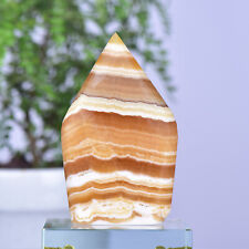 1.5LB Natural Calcite Crystal quartz Obelisk tower Healing reiki picture