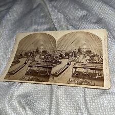 Centennial Stereoview International Exhibition 1876: Agriculture Hall Interior picture