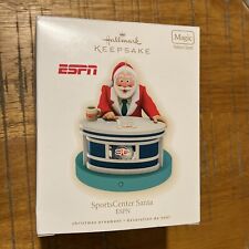 ESPN SportsCenter Santa Claus Christmas Ornament Sound Hallmark Keepsake 2009 picture