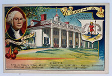 1800S ADVERTISING CARD MRS. SMITHS HOMEMADE BREAD Virginia George Washington picture