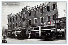 c1940's Barber Shop Businesses Rainy Lake Hotel Fort Frances Canada Postcard picture