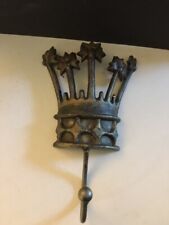 Vintage Brass Hook French King's Crown picture