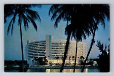 Miami Beach FL-Florida, Fabulous Fontainebleau Hotel, Antique Vintage Postcard picture