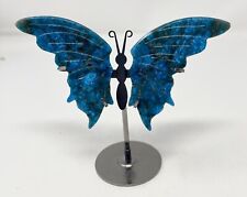 Blue Apatite Crystal Wings With Stand picture