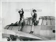 1939 Press Photo Capt Richard Cobb & Capt Frank Lane of US Army picture