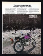 1971 Yamaha Enduro HT1-B Motorcycle June Outdoor Life Full Page Print Ad Vintage picture