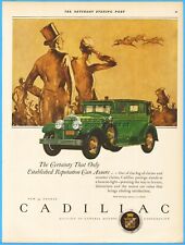 1927 Cadillac Sedan General Motors GM Detroit MI J. Karl Art Vintage GM Print Ad picture
