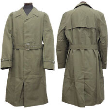New 1980s East German olive army raincoat military coat trenchcoat NVA DDR GDR picture