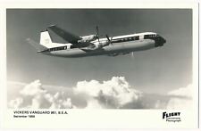 British European Airways Vickers Vanguard 951 Airliner 1959 RPPC picture