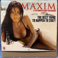 Maxim 2007 16-month swimsuit models calendar Chrissy Teigen picture