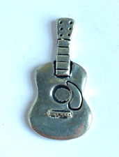 Basic Spirit Canada Handcrafted Pewter Token Charm GUITAR 