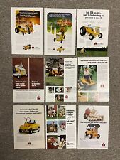 1960s 70s IH International Harvester  Print Ad Lot of 9 - Lawn Mower Mo 10x7 picture