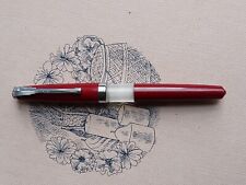 Vintage CHINA NEVER INKED MINI Fountain Pen KIN SIN Red 11 cm 1950's VTG CHINESE picture