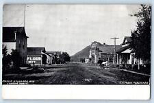 Stoddard Wisconsin Postcard Main Street Business Section c1920s Antique Carriage picture