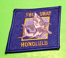 HONOLULU  HAWAII   HI  ( SHARK )  VINTAGE SWAT  POLICE PATCH   picture