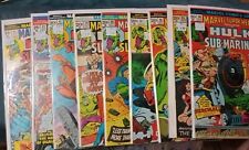 Lot of (9) Marvel Super-Heroes Issues (1973) ~75 Hulk & Sub-Mariner picture