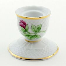 Hollohaza Candle Holder Hungarian Porcelain picture