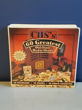 CBS's 60 Greatest Old-Time Radio Shows 60 Programs, 30 Hours, 20 Cassettes TV picture