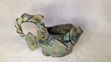 Unique Handled Fish Candle Holder, marked Mexico picture