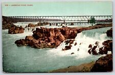 Postcard American Falls, Railroad Bridge, Idaho Unposted picture