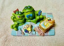 Toadily Yours Spring Picnic Frogs #25404 Russ Berrie and Co. Basket “Sweet” picture