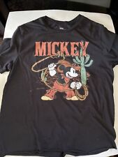 Disney Micky mouse Vintage t shirt large Women Black picture