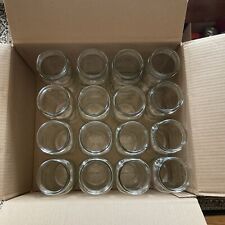 Lot of 16 Atlas Mason Square Glass 16 oz Measurement Jars Clean picture
