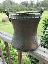 Antique Pakistan Brass Copper Vase Pot Figure 7