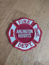 Vintage Obsolete Illinois Fire Department Patch Arlington Heights picture