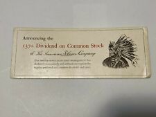 The American Tobacco Company 137th Dividend on Common Stock Certificate c.1917 picture
