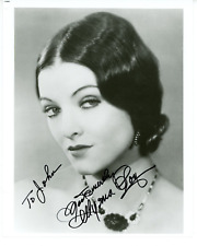 Autographed 8x10 Photo Actress Movie Star Myrna Loy picture