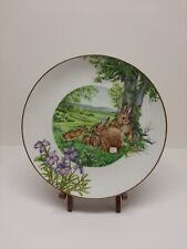 Southern Living Forest Families Easter Cottontail Rabbit Plate Easter Bunny 1983 picture