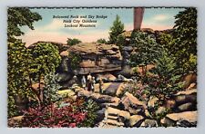 Lookout Mountain TN-Tennessee, Balanced Rock, Sky Bridge, Vintage c1939 Postcard picture