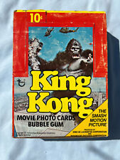 King Kong 1976 vtg Topps box of 36 unopened complete wax packs NICE VERY CLEAN picture