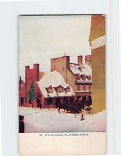 Postcard Winter Scene In Quebec City, Canada picture