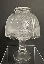 VTG Indiana Glass Crystal Fairy Lamp Candle Holder picture