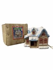 House of Lloyd Christmas Around the World 1987 Lighted Country Cottage Taiwan  picture