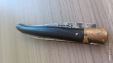 vintage knife laguiole veritable brass folding good condition picture
