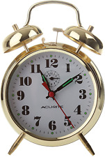 AcuRite 15605 Vintage Twin Bell Alarm Clock picture