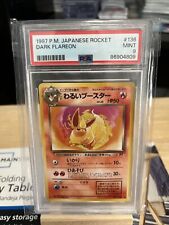 1997 Pokemon Japanese Rocket #136 Dark Flareon PSA 9 MINT picture