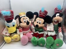 Disney Hallmark Nutcracker Sweets 2013 Set Of 4 Plush Mickey Minnie Donald Goofy picture