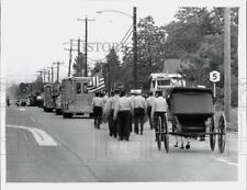 1980 Press Photo Stanford Heights Fire Department Parading Along Central Avenue picture